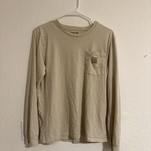 Carharrt kids Tan long sleeve XL